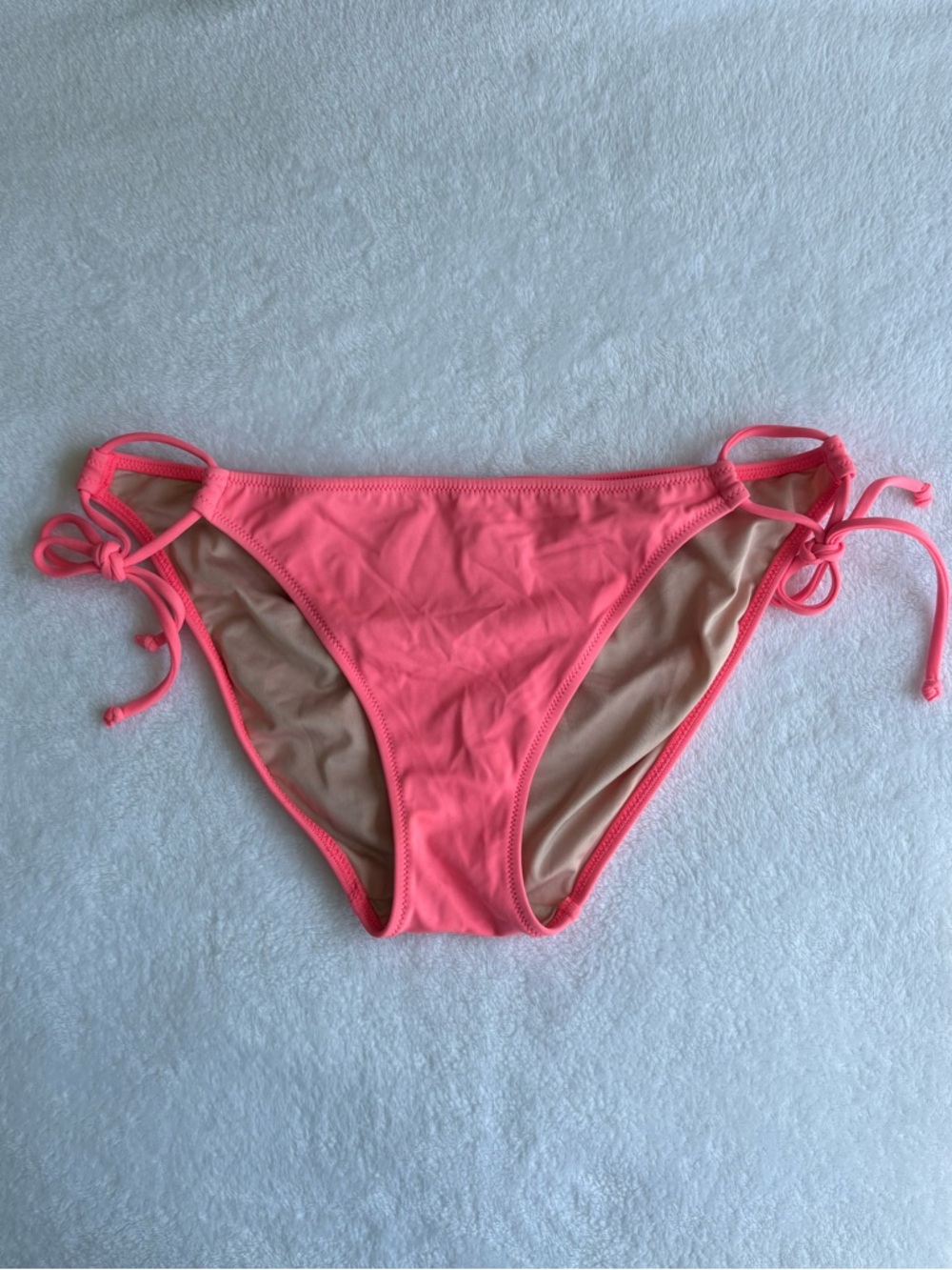 Victoria's Secret Vintage Pink Coral Tie-Side Bikini Bottom